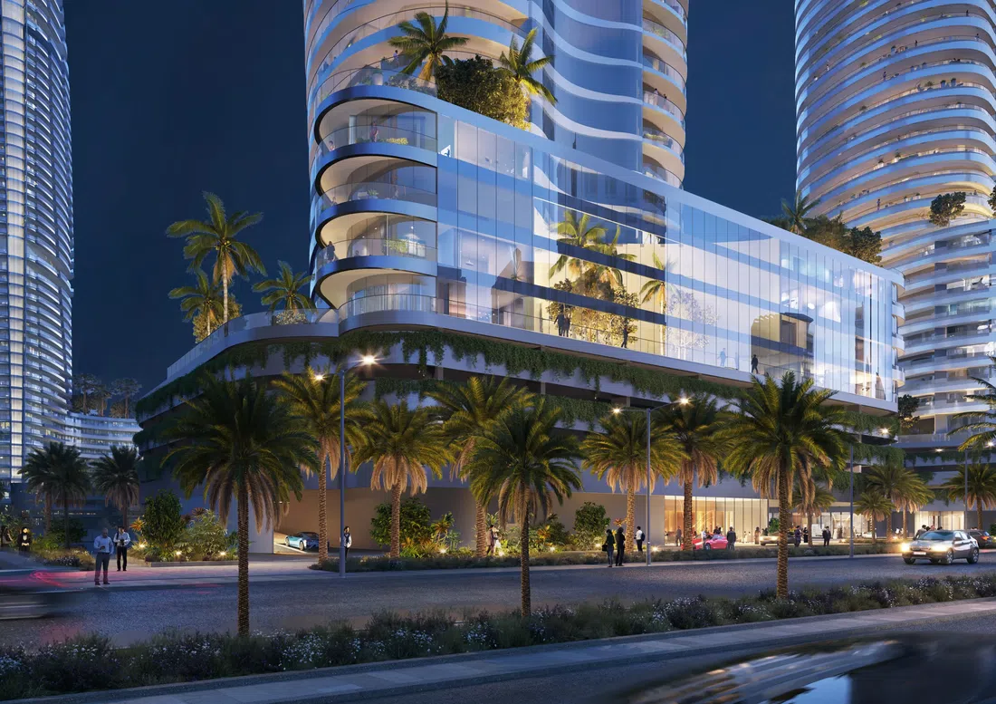 DAMAC «Canal Crown» in Business Bay: rooftop spaces — image 6