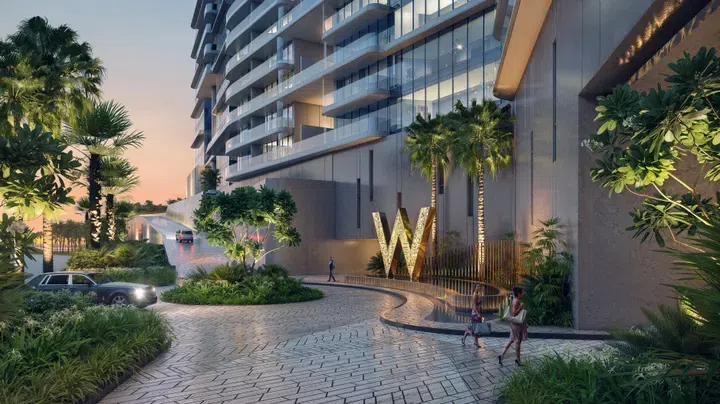 W Hotel & Residences in Al Marjan Island: sculpted architecture — image 3