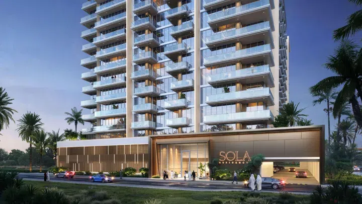 Sola Residences in Wasl Gate: landscaped gardens — image 3