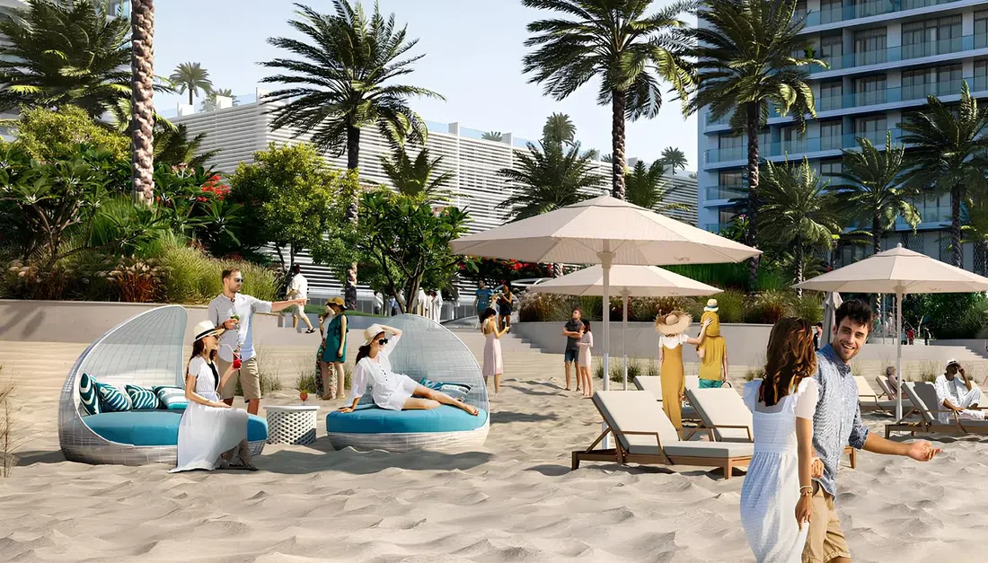 Address Residences The Bay in Emaar Beachfront: coworking spaces — image 12