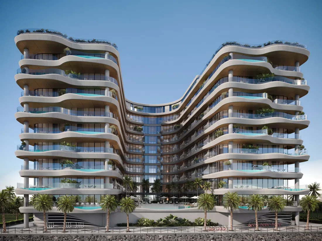 Al Marjan Island'deki Gianfranco Ferre Residences: yoga alanları — 4. fotoğraf
