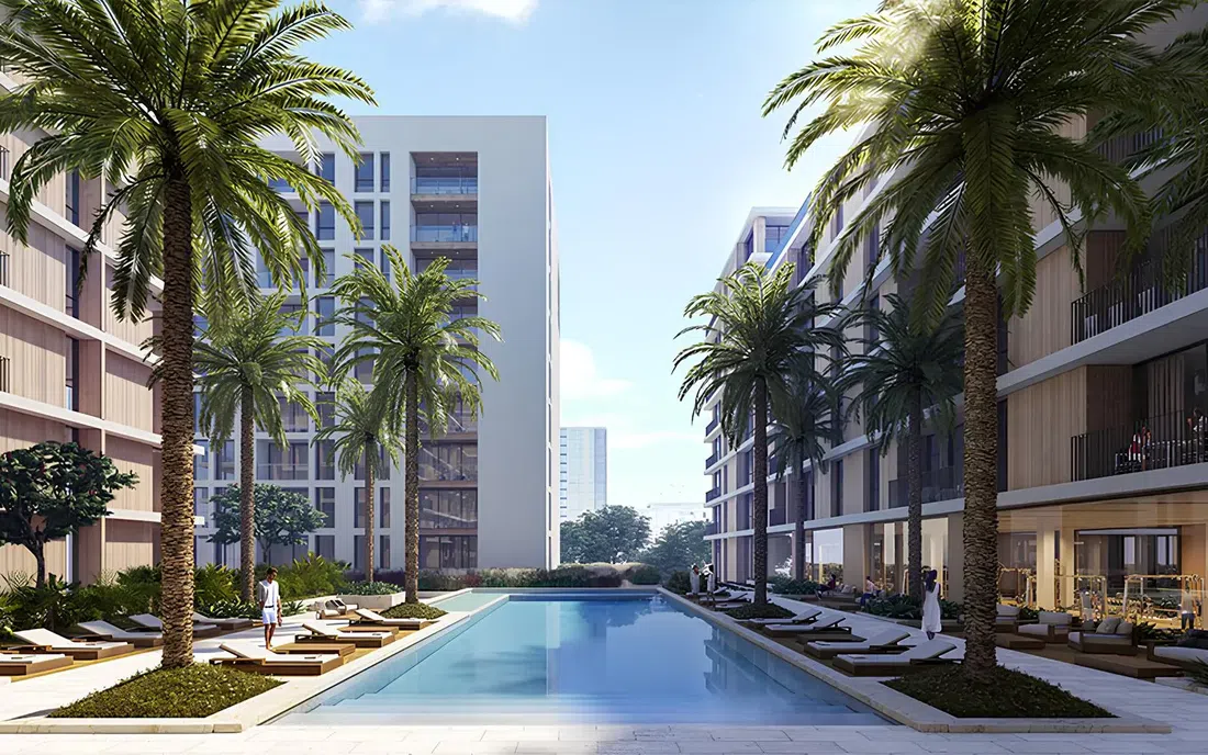 Dubai Hills'deki Park Point: yoga alanları — 6. fotoğraf