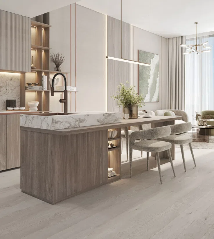 Dubailand Residence Complex'deki Cove Living Residence: peyzajlı bahçeler — 4. fotoğraf