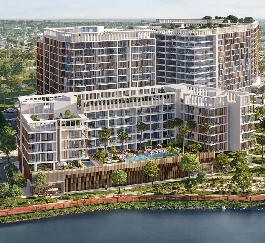 ALDER at Parkfive in Dubai Production City: sports courts — project photograph 1