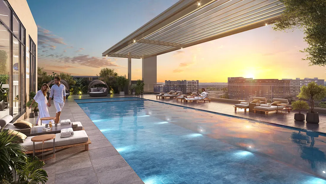 Dubailand Residence Complex'deki The Corner: çatı alanları — 6. fotoğraf