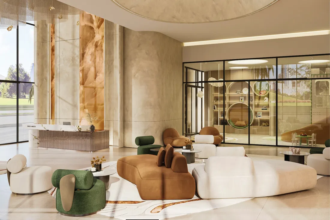 Amber by Enso in Jumeirah Garden City: landscaped gardens — image 10