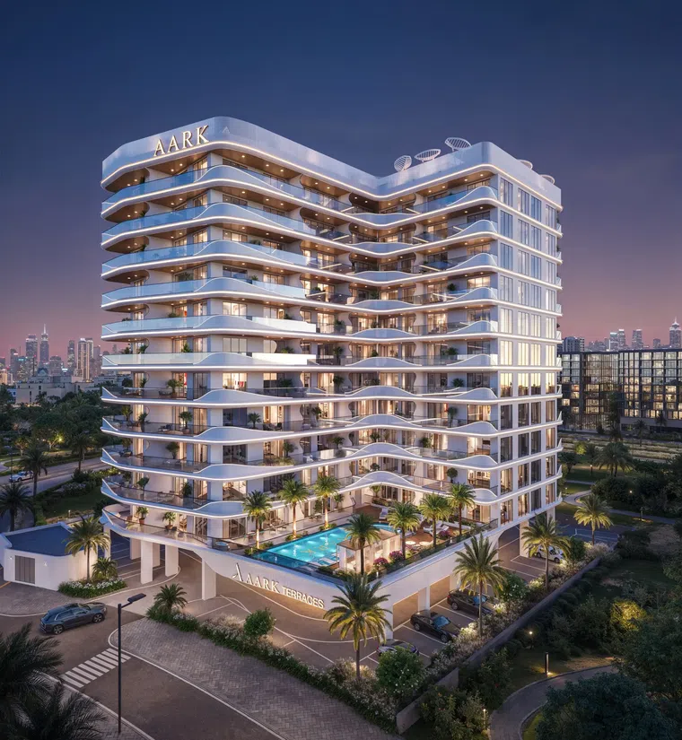 Aark Terraces في مجمع دبي لاند السكني: مساحات على السطح — صورة 6