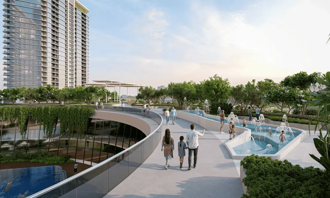 Sobha Solis Tower A in Dubai Motor City: sports courts — image 10