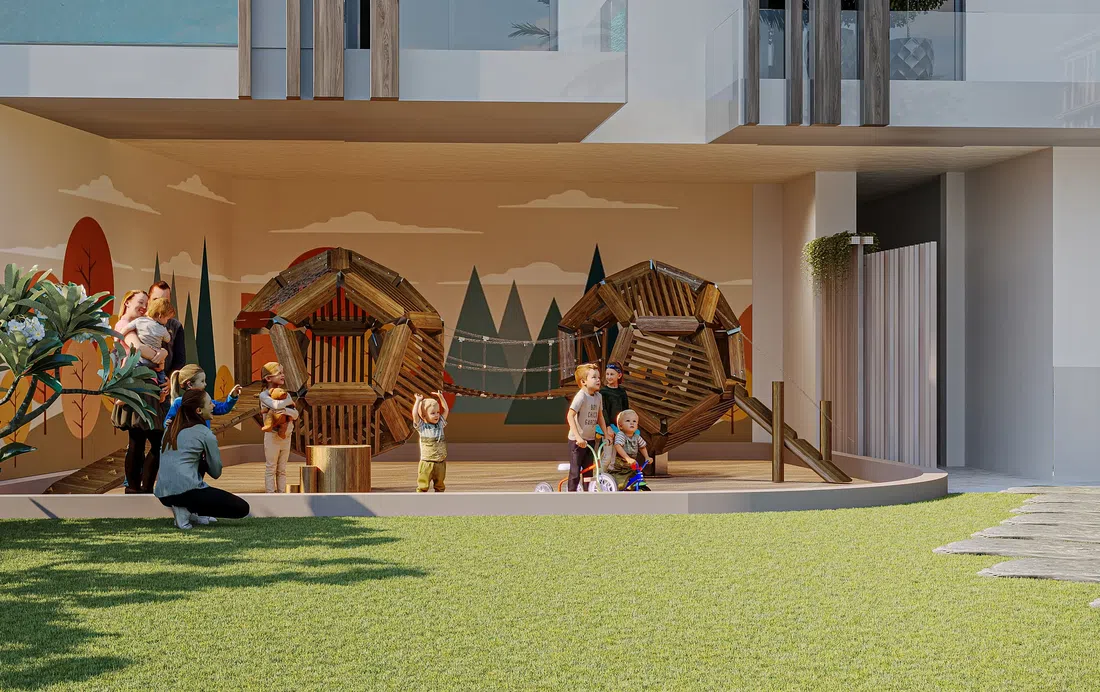 Beverly Residence 2 in JVC: yoga spaces — image 10