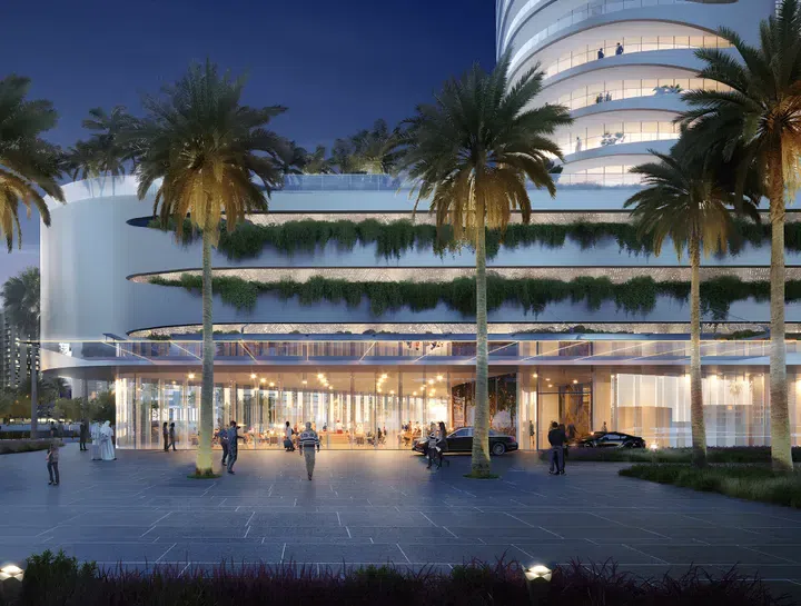 DAMAC «Canal Heights» in Business Bay: yoga spaces — project photograph 1