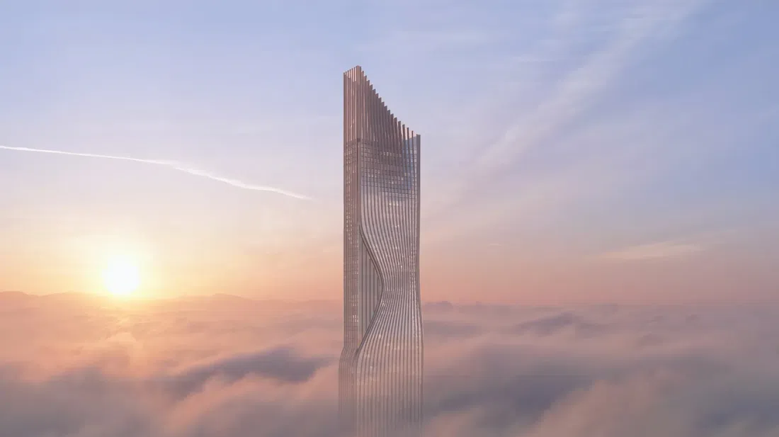 Tiger Sky Tower في الخليج التجاري: مساحات على السطح — صورة 7