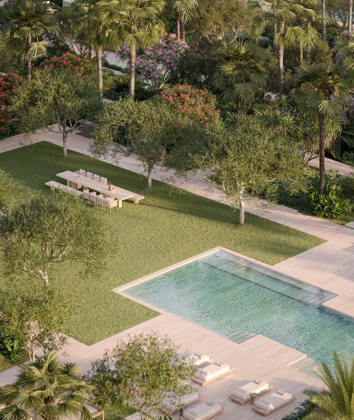 Palm Jumeirah'deki Alba Dorchester Collection: peyzajlı bahçeler — 6. fotoğraf