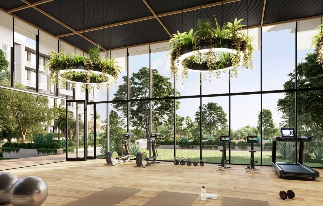 Terrazzo in JVC: yoga spaces — image 9