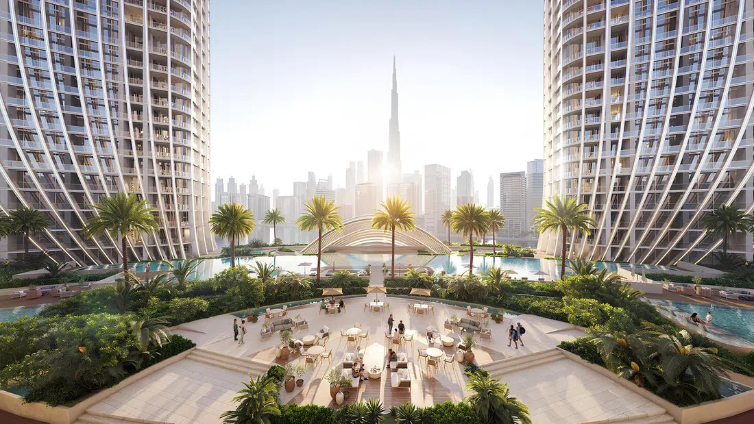 Binghatti Skyrise in Business Bay: sports courts — image 10