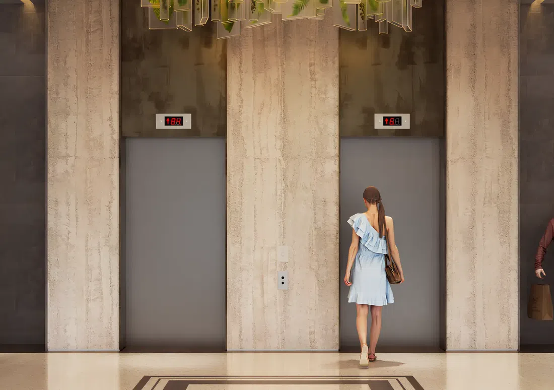 One By Preston in Dubai South: landscaped gardens — image 7