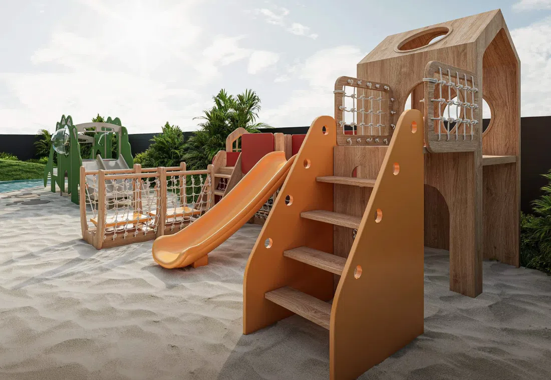 Dubailand Residence Complex'deki Floareá Oasis: yoga alanları — 8. fotoğraf