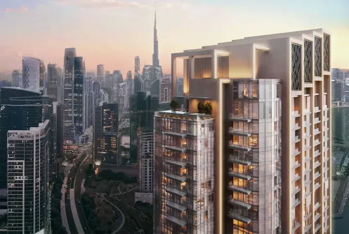One River Point in Business Bay: landscaped gardens — image 2