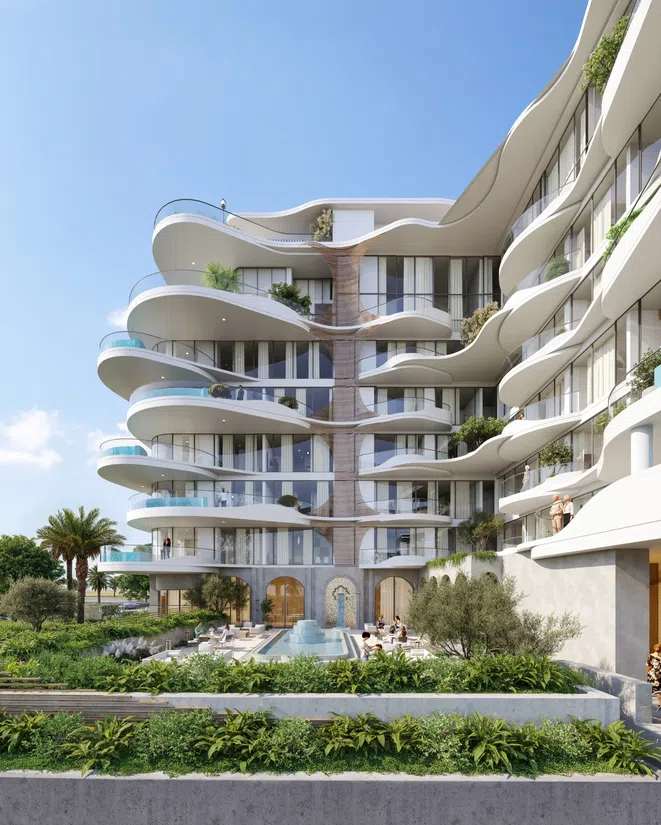 La Perla in Al Marjan Island: landscaped gardens — image 10
