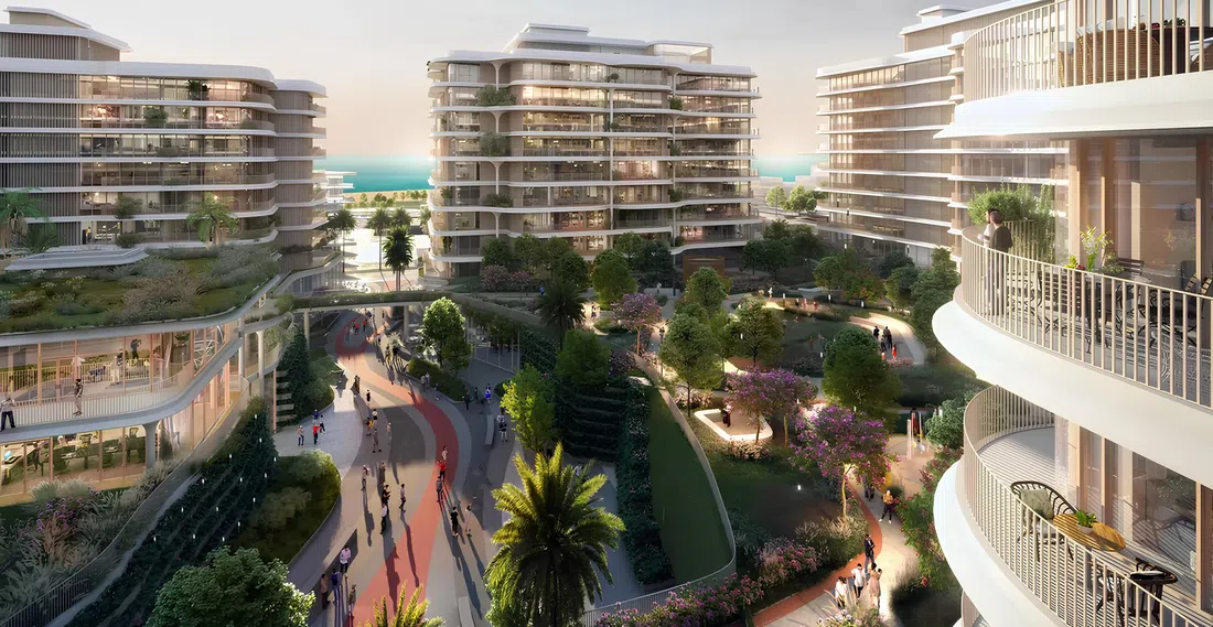 Al Saadiyat Island'deki Mamsha Gardens Building 7: peyzajlı bahçeler — 8. fotoğraf
