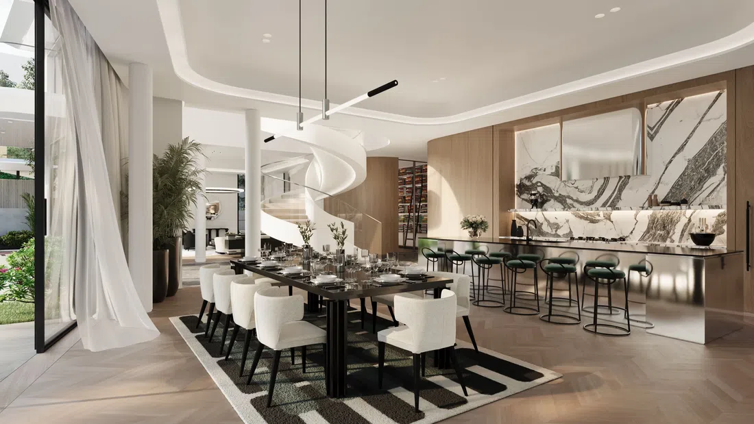 MBR District 11'deki Karl Lagerfeld Villas: peyzajlı bahçeler — 9. fotoğraf