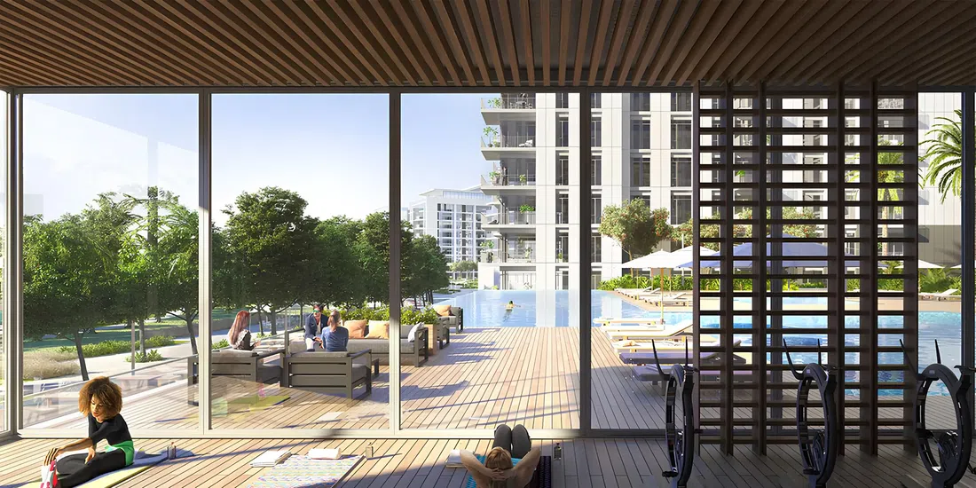 Dubai Hills'deki Executive Residences II: peyzajlı bahçeler — 10. fotoğraf