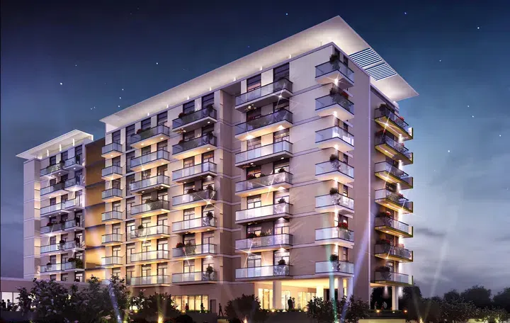 Celestia in Dubai South: landscaped gardens — project photograph 1