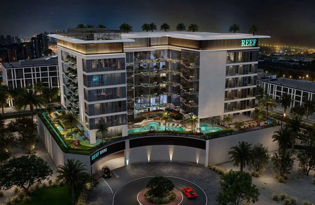 REEF 1000 in Dubailand Residence Complex: landscaped gardens — image 9