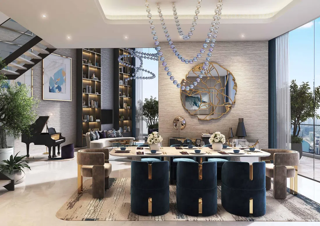 DAMAC «Canal Heights» in Business Bay: yoga spaces — image 12