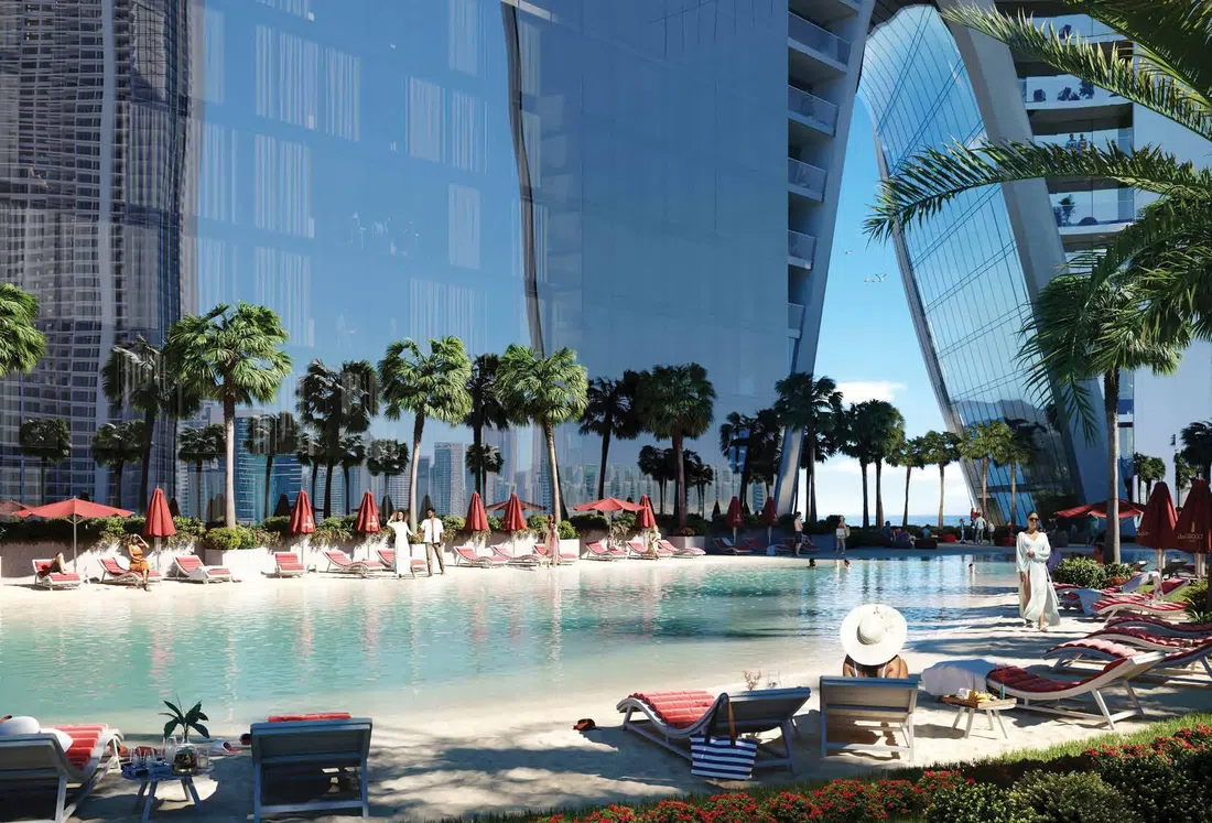 DAMAC «Safa Two» in Business Bay: marble detailing — image 8
