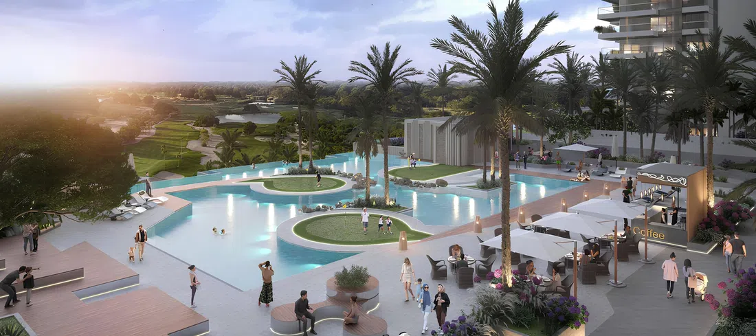 DAMAC «Golf Greens 1» في داماك هيلز: مرافق سينما — صورة 12