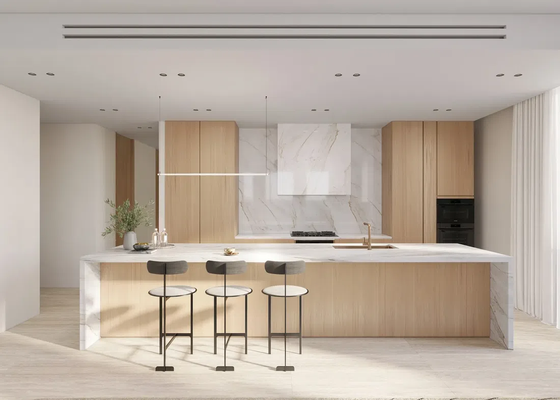 Tura Residence in Meydan (Nad Al Sheba 1): marble detailing — image 9