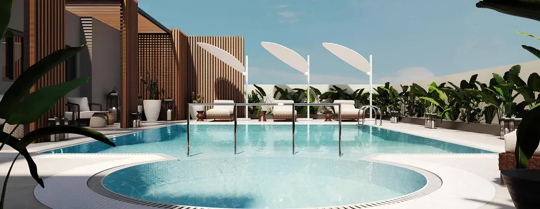 Mas Tower in Dubai Silicon Oasis: rooftop spaces — image 9