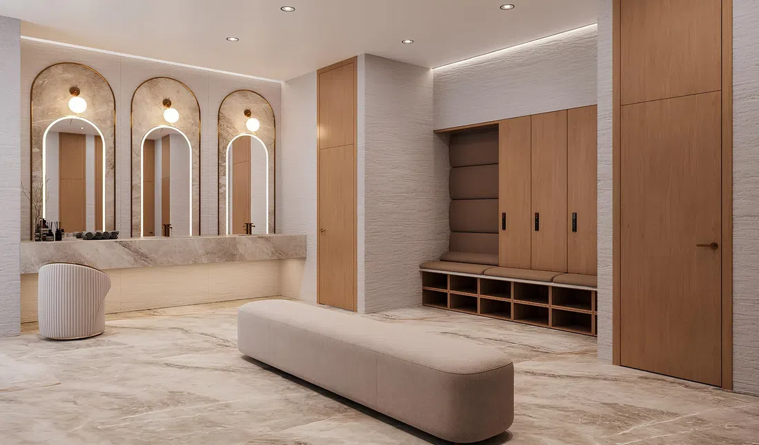 Weybridge Gardens 4 في مجمع دبي لاند السكني: مساحات على السطح — صورة 9