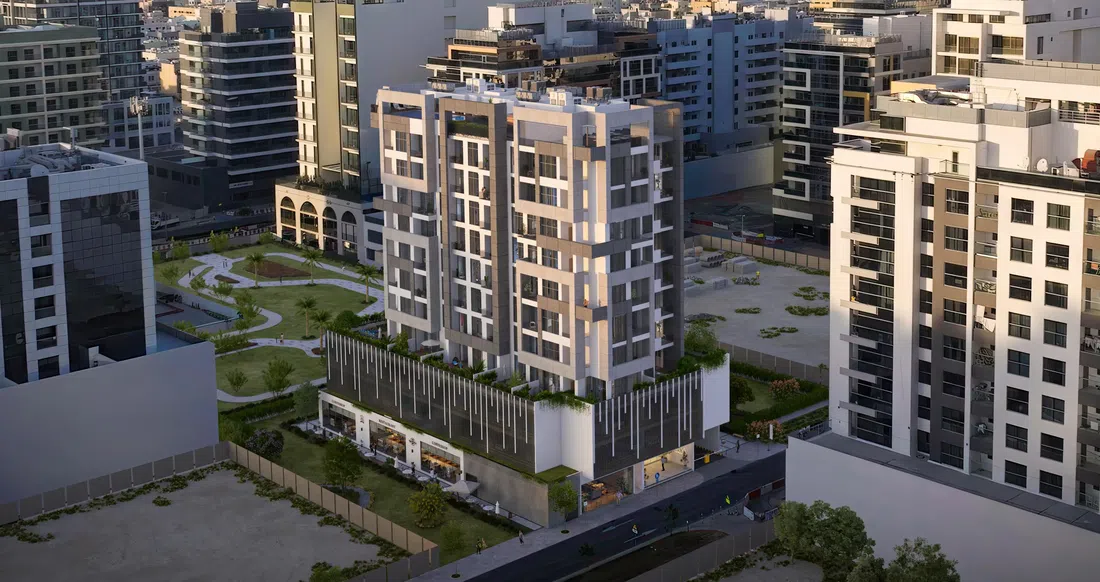 Jumeirah Garden City'deki Alba Tower: peyzajlı bahçeler — 10. fotoğraf
