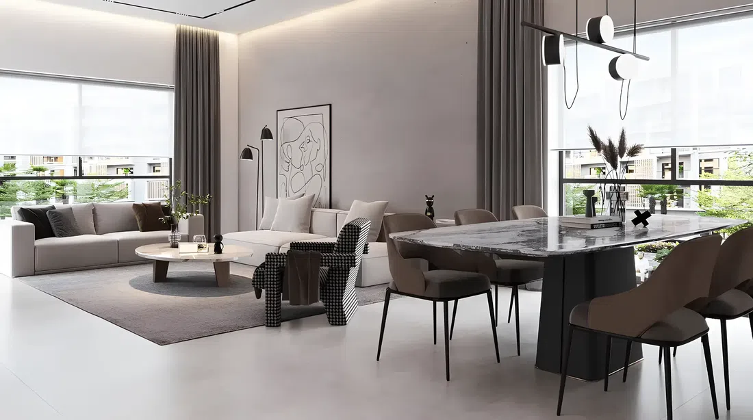Wasl Gate'deki Hillside Residences 3. Building B: doğal yüzeyler — 6. fotoğraf