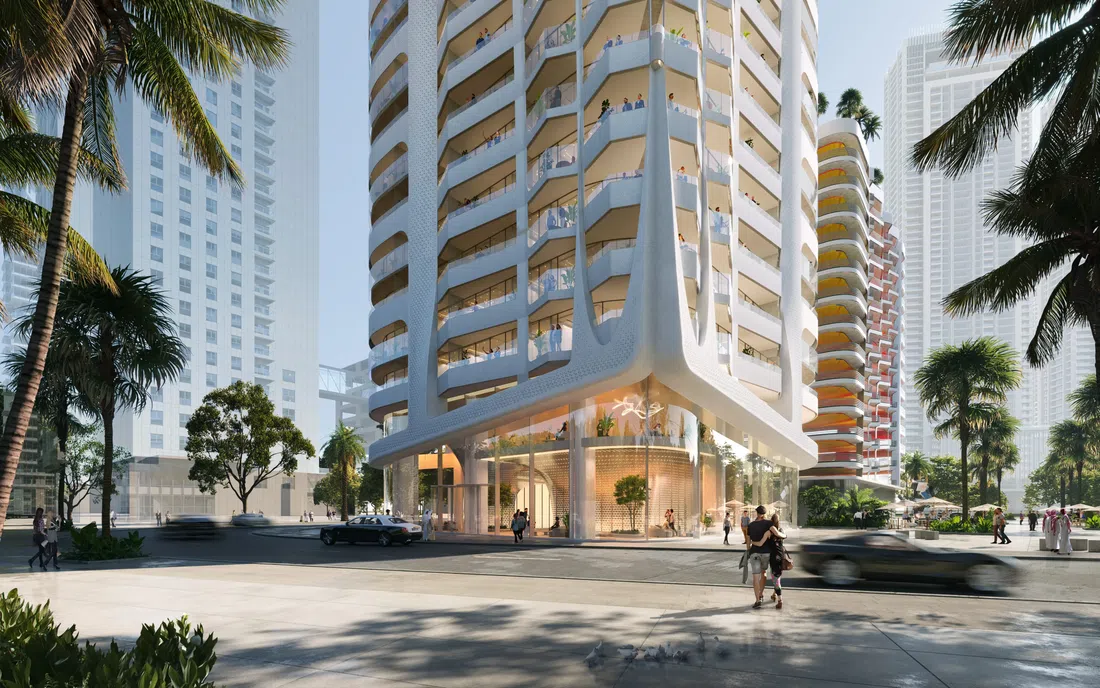 DAMAC «Volta Tower» في وسط مدينة دبي: واجهات زجاجية واسعة — صورة 12