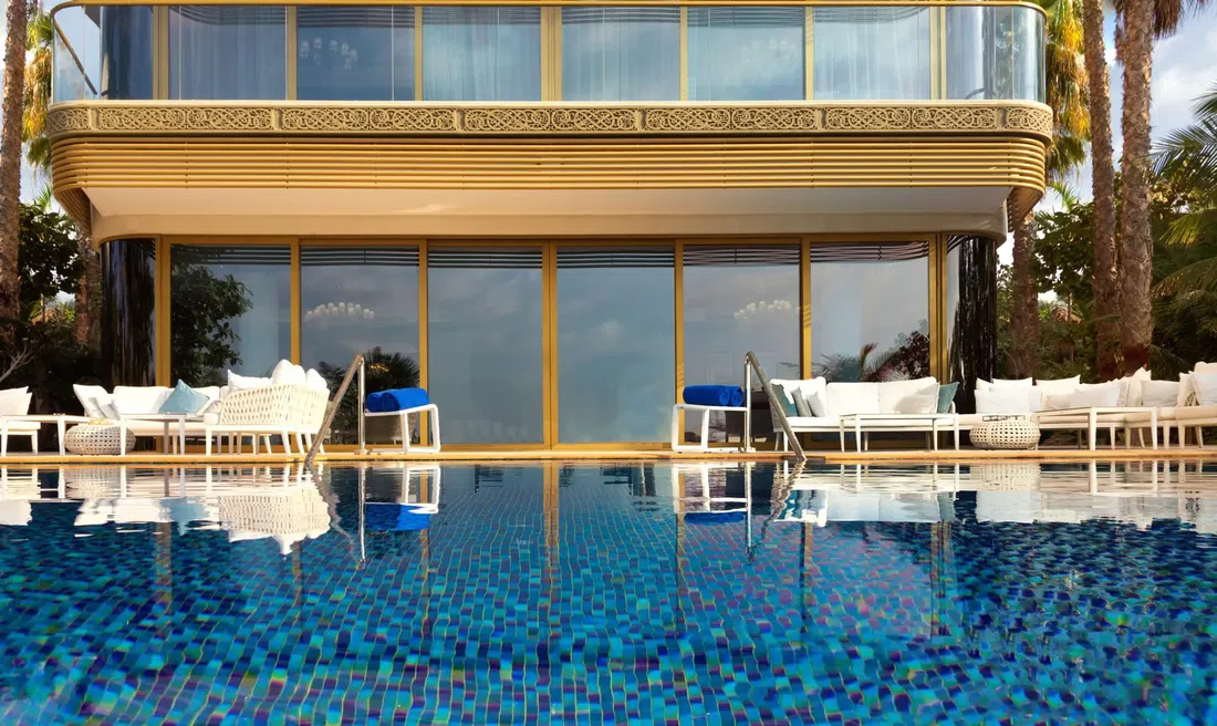 Sweden Beach Palace in The World Islands: cinema amenities — image 9
