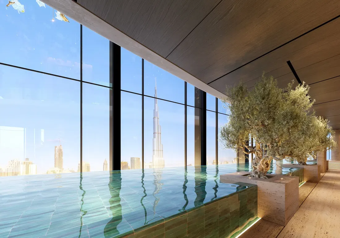 Tiger Sky Tower في الخليج التجاري: مساحات على السطح — صورة 12