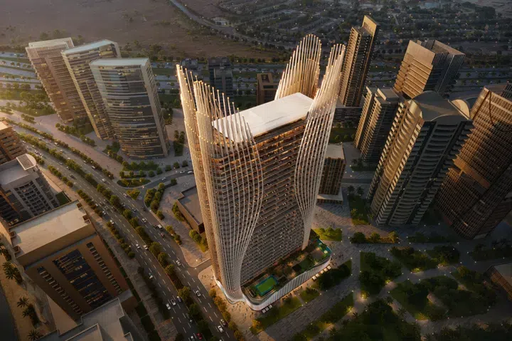 Binghatti Skyhall in Business Bay: sports courts — image 3