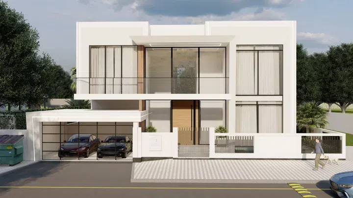 Nexus Furjan Villa in Jebel Ali First: landscaped gardens — project photograph 1