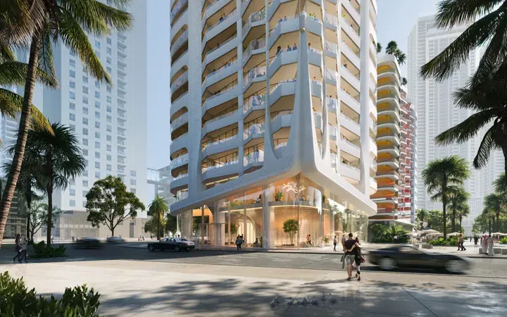 DAMAC «Volta Tower» في وسط مدينة دبي: واجهات زجاجية واسعة — صورة 3