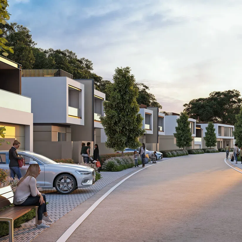 Elwood Estates Phase I in Sobha Elwood: landscaped gardens — project photograph 1