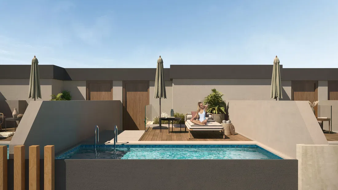 Reportage Village Abu Dhabi in Khalifa City: landscaped gardens — image 8