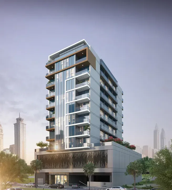Brand Centro in Jumeirah Garden City: expansive glazing — project photograph 1