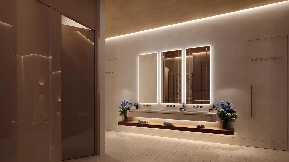 Treppan Serenique Residences في جزر دبي: السينما الخارجية — صورة 7