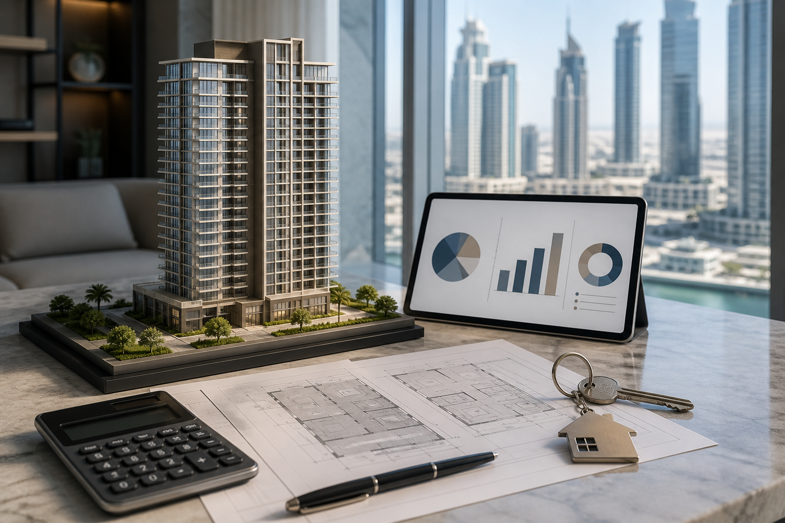 International investor comparing ready and off-plan Dubai properties