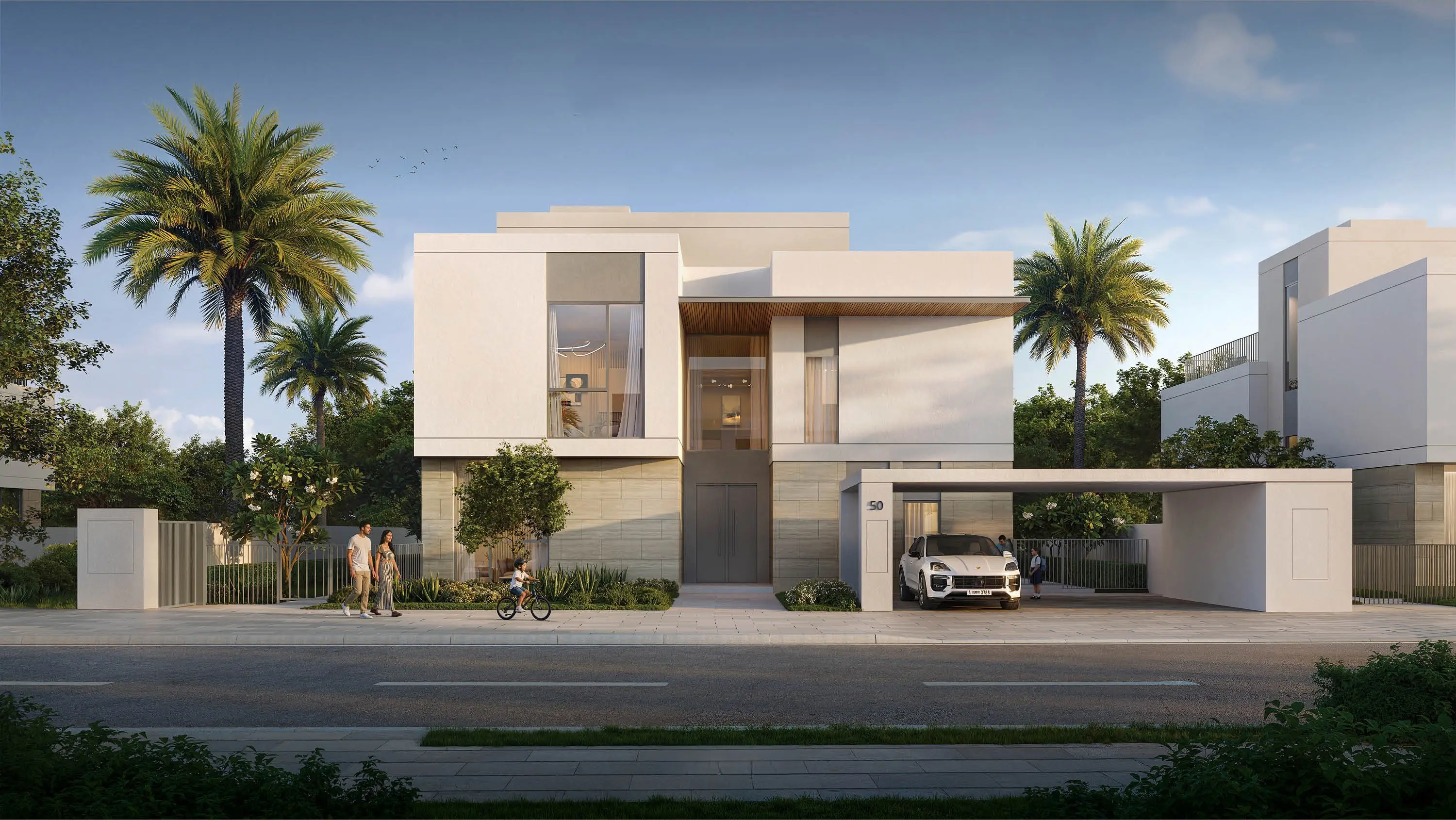 Residential exterior shown in the EMAAR "Avelia" project catalogue, The Valley, Dubai